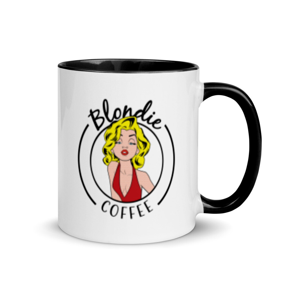 Basic Blondie Mug, Color: Black