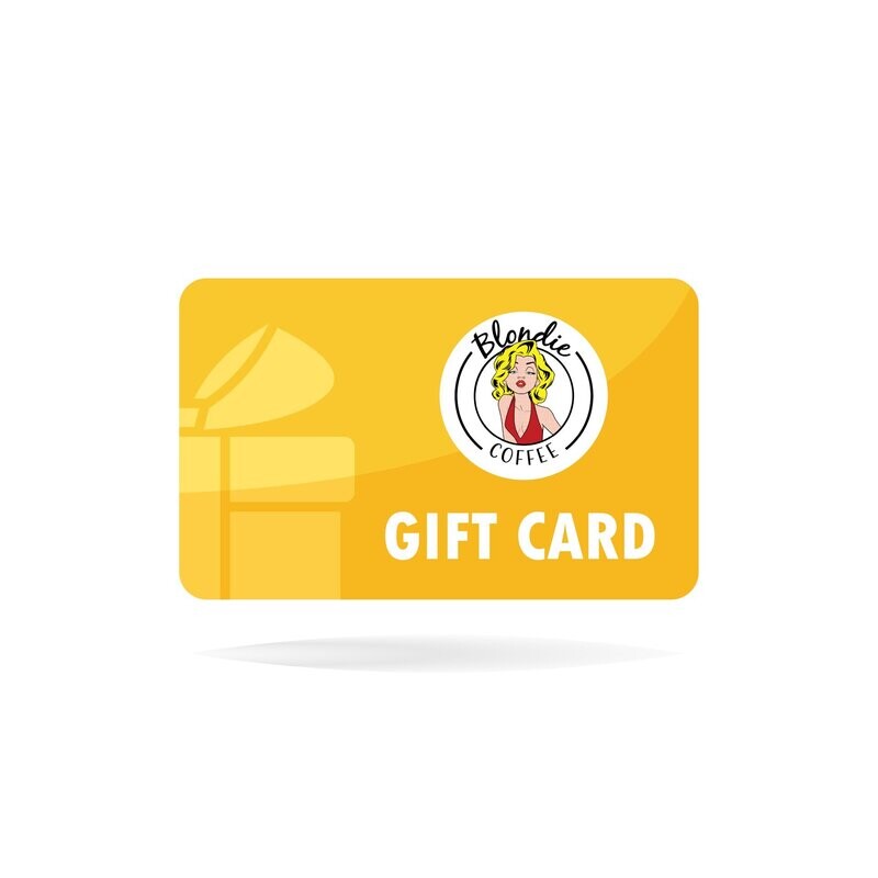 Blondie Coffee Gift card