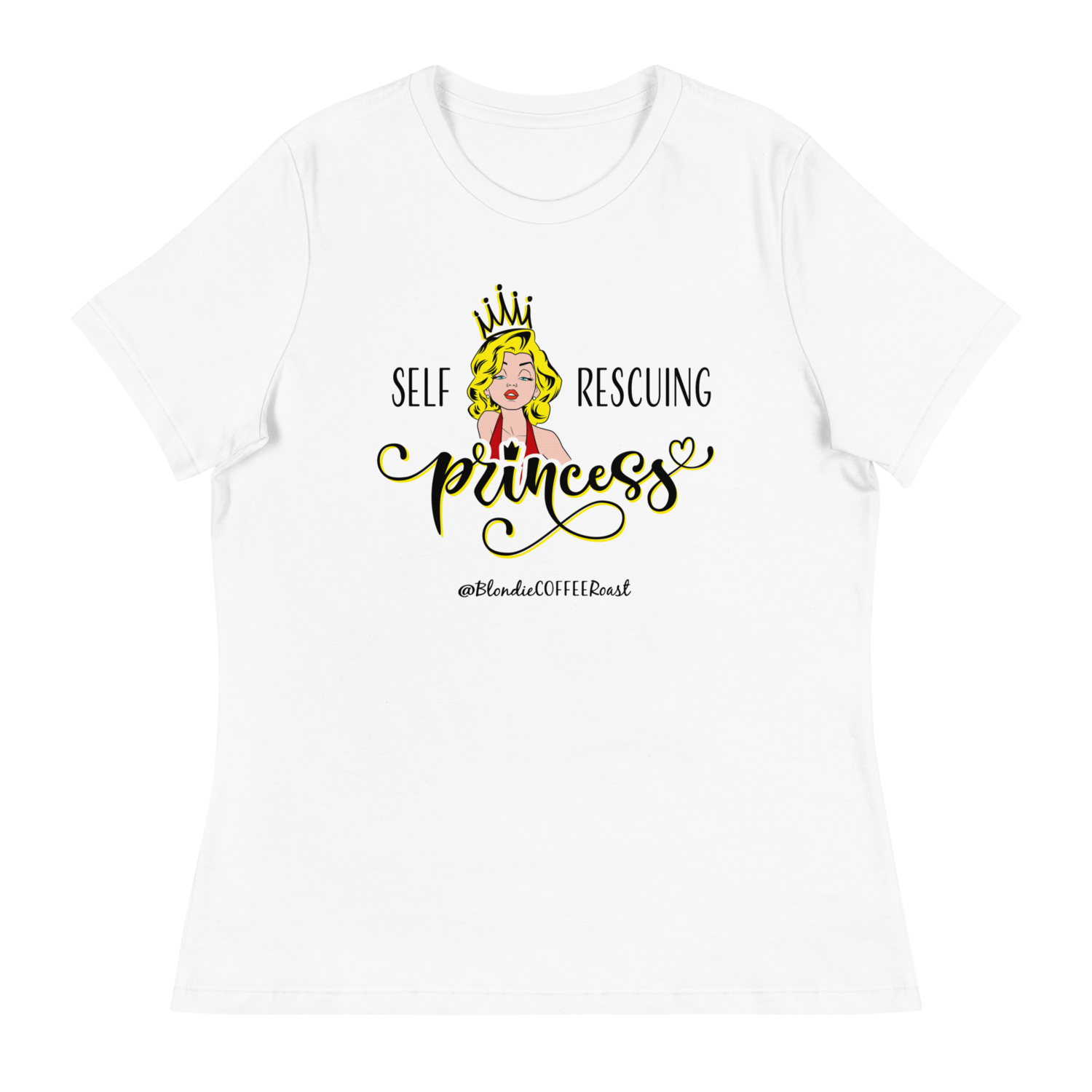 Self-Rescuing Princess Women's Relaxed T-Shirt, Size: S