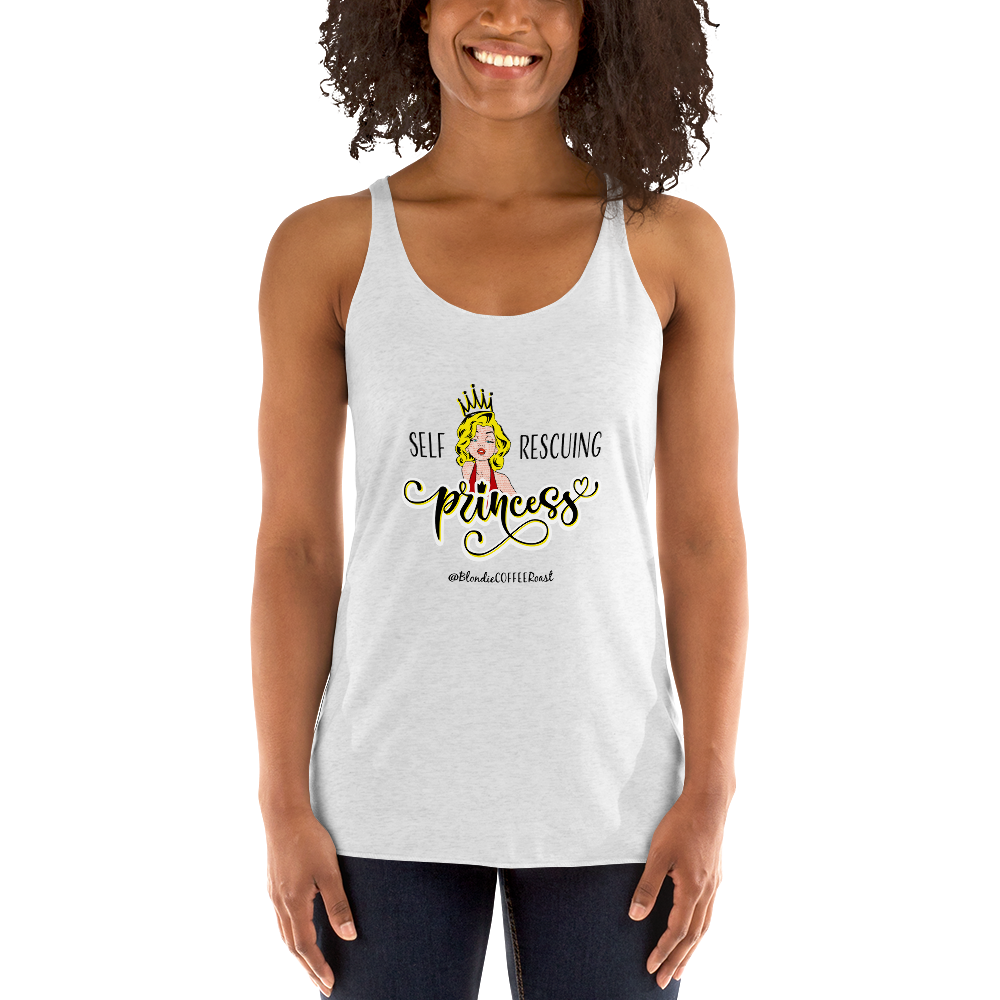 Self-Rescuing Princess Women's Racerback Tank, Size: XS