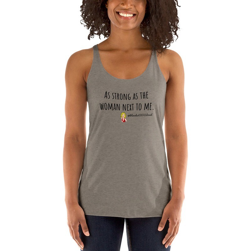 As Strong As Women's Racerback Tank