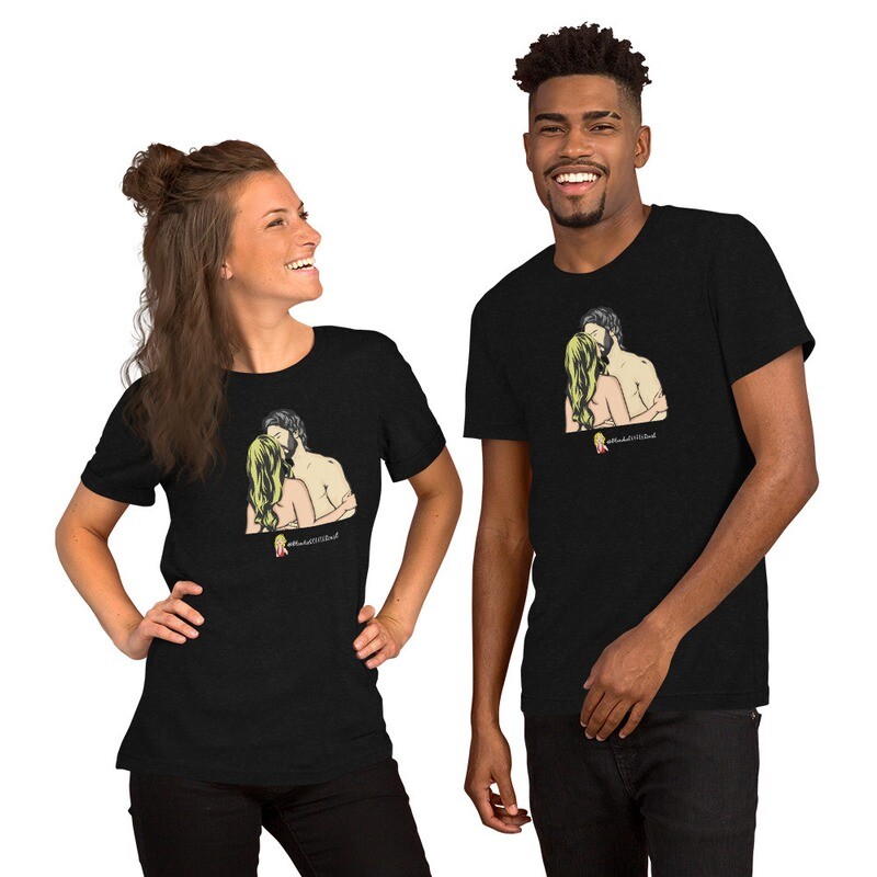 Blondie Meets Dark Unisex t-shirt