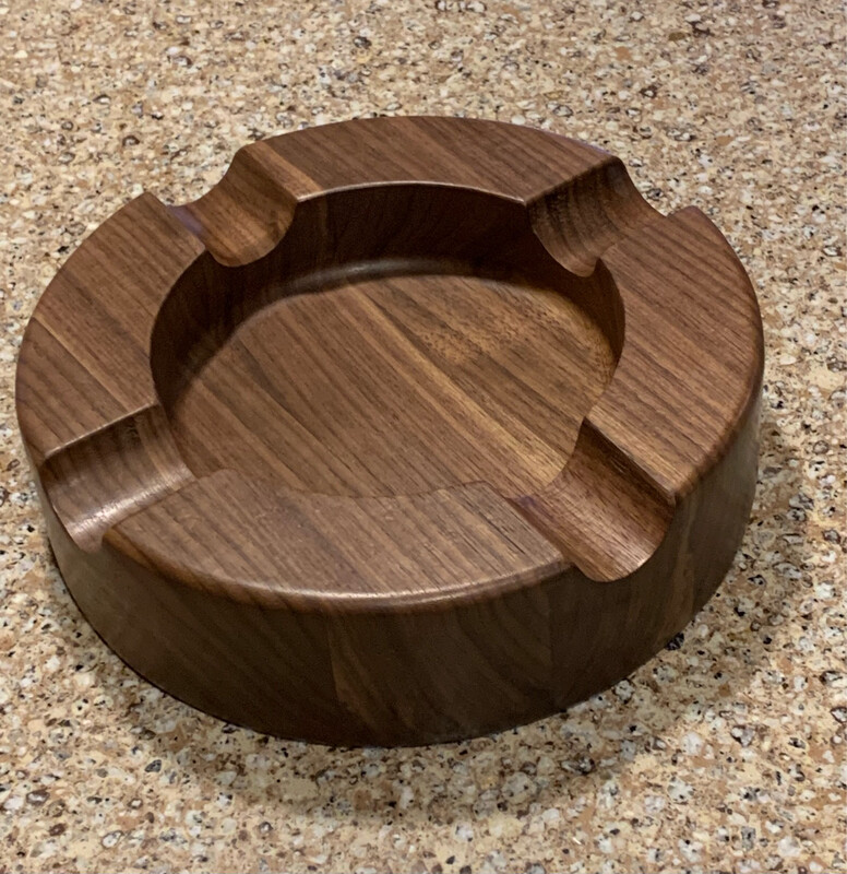 Walnut Cigar Ashtray