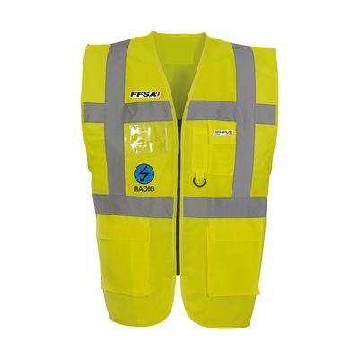 Chasuble Jaune Multifonctions Radio Chasuble Jaune Multifonctions Radio