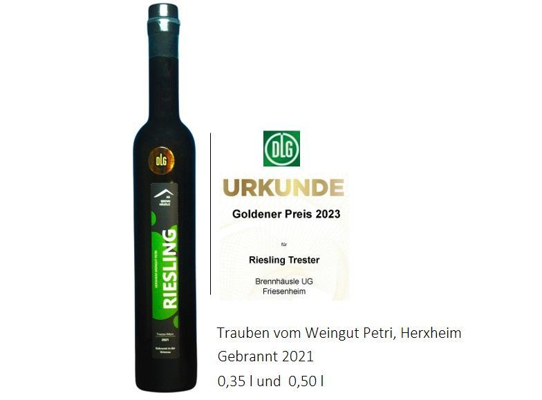 RIESLING 43% vol. RIESLING 43% vol.
