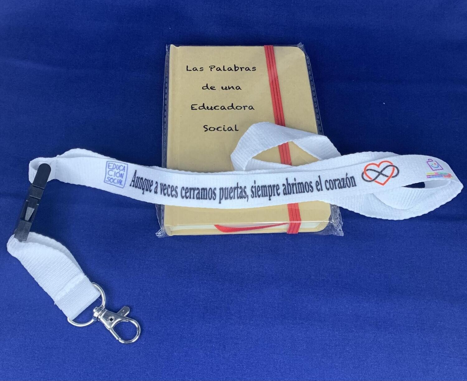 Pac Libreta Roja EDUCADORA + Cinta Llaves