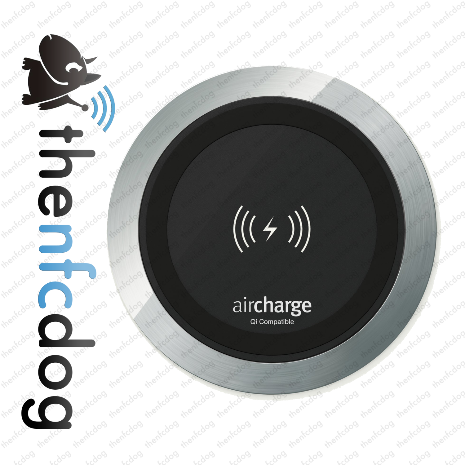 Wireless Surface Charger - (Aluminium) - For embedding in a table or desk - ex Demo