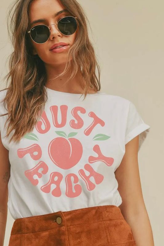 Just Peachy Graphic Tee