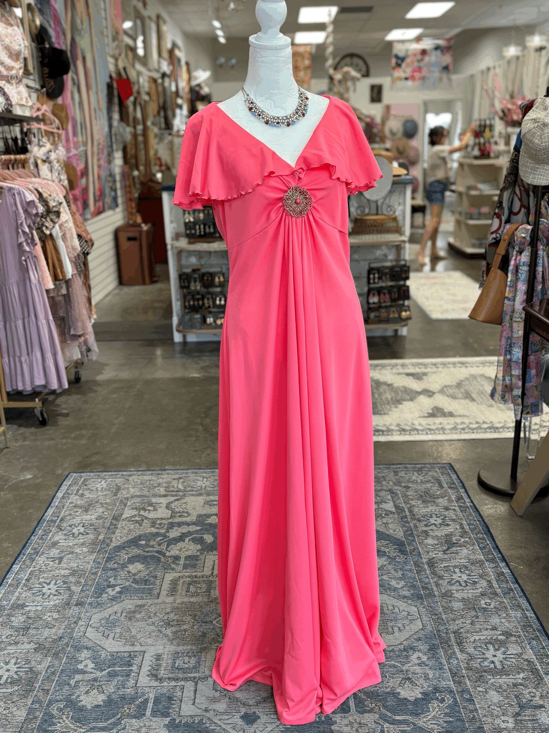 Vintage Coral Maxi