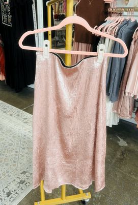 Cute Crinkle Midi Skirt