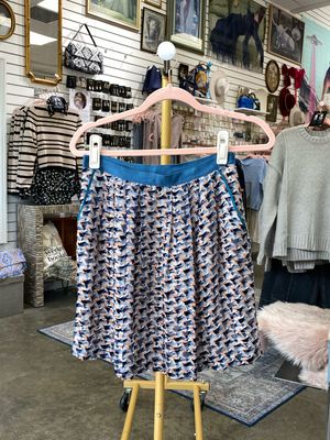 Designer Marc Abstract Print Mini Skirt