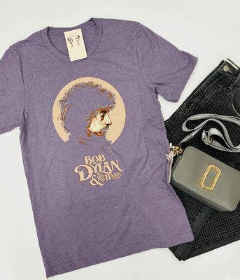 Purple Bob Dylan Tee