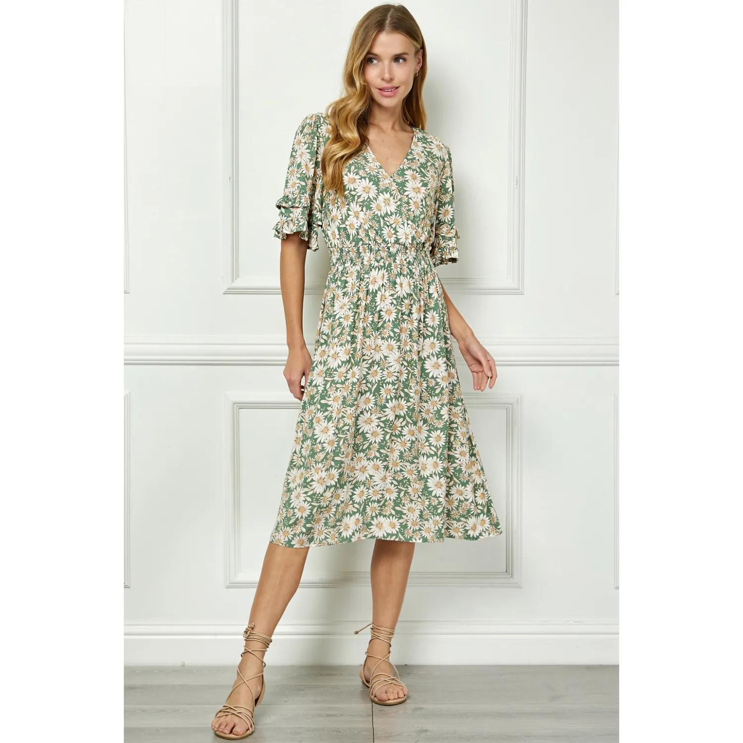 The Florence Ruffled Midi