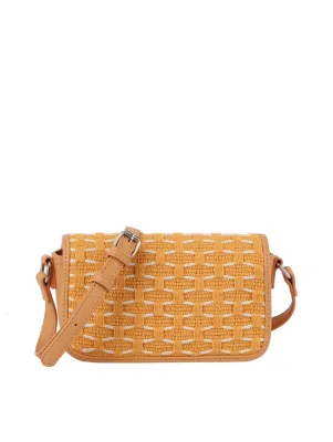 Mustard Woven Crossbody