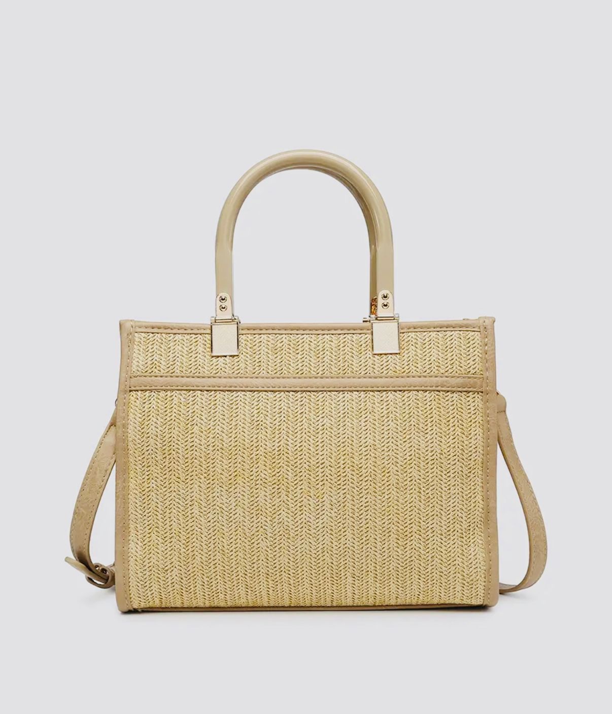 The Kaya Rattan Satchel