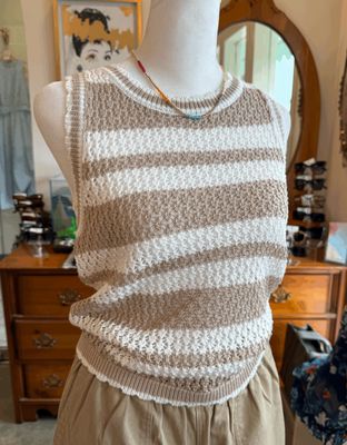 Striped Sweater Tank