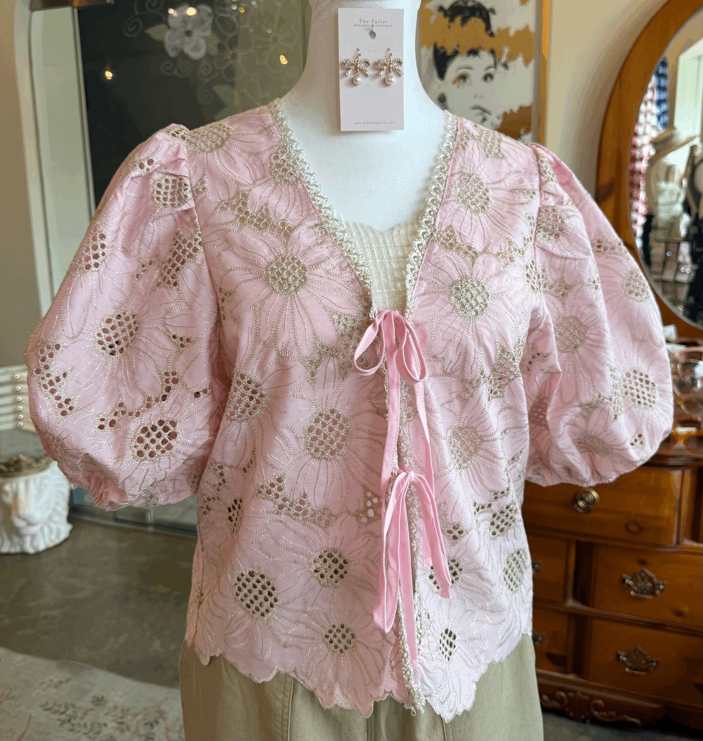 Shimmering Sunflower Blouse