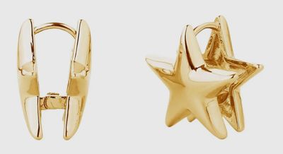 -14k Star Huggies