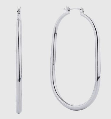 -14k Silver Pincatch Hoops