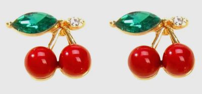 -14k Cherry Earrings