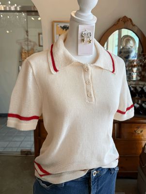 Red Striped Polo