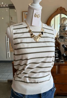 Stripe Spring Sweater