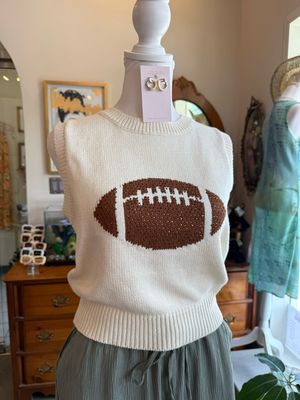 Football Gem Sweater Tank