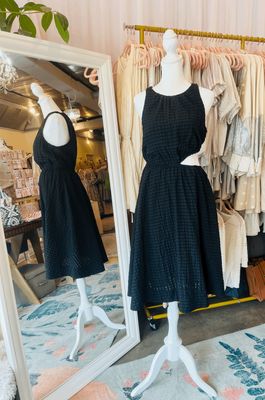 Designer Anthro Cutout Midi