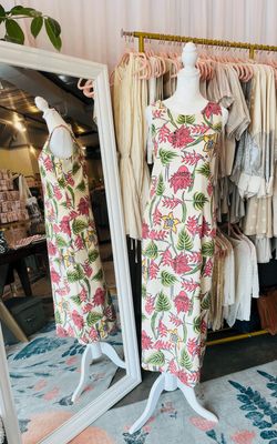 Vintage Pineapple Moon Midi