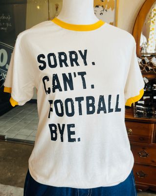 Football. Bye. Tee