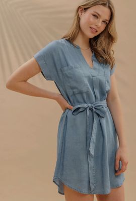 The Cherri Chambray Mini