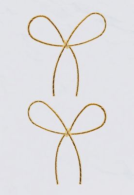 Delicate Bow Earrings