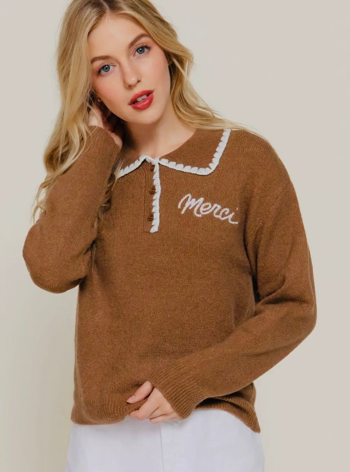 Merci Polo Sweater