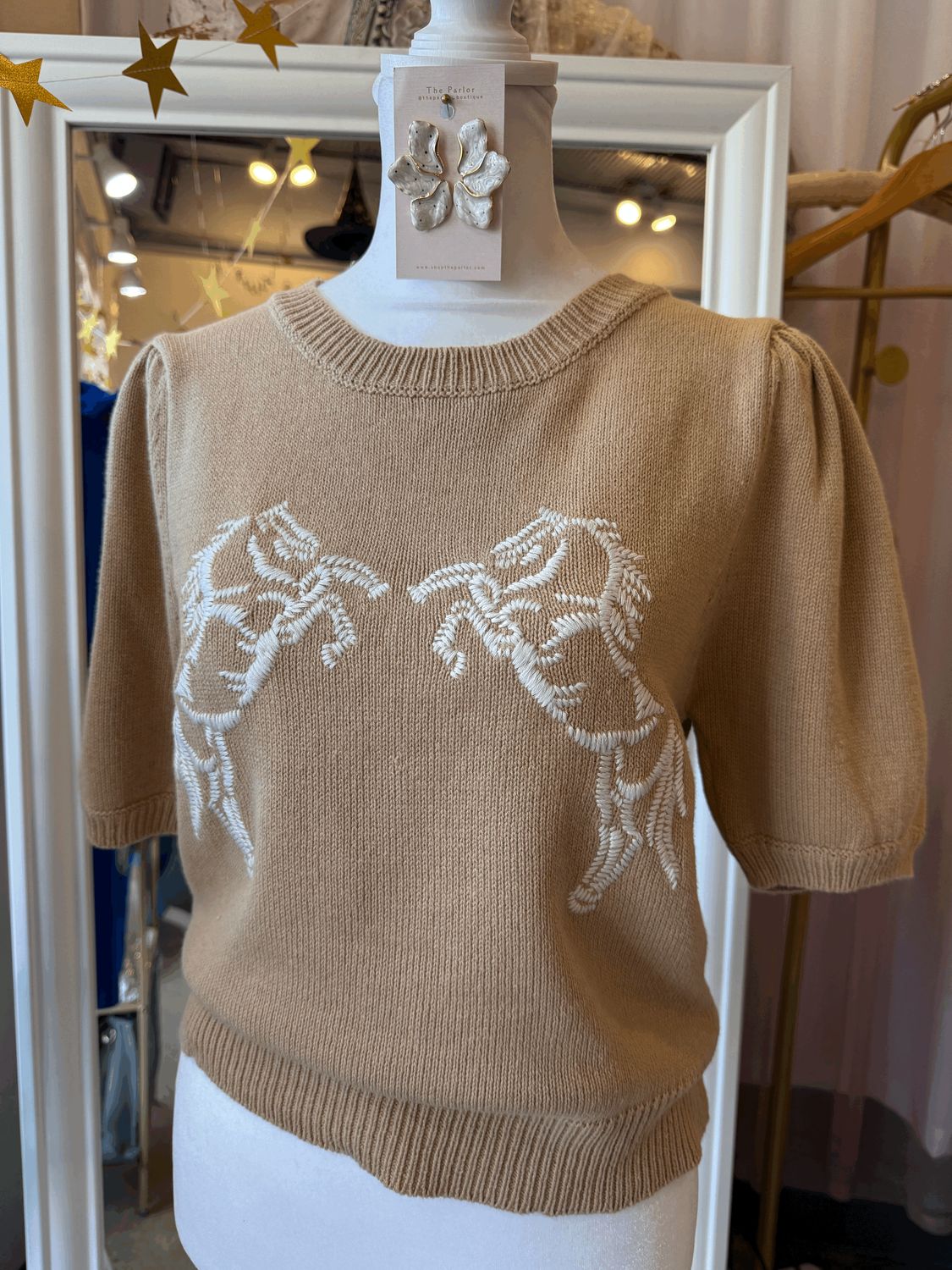 Horse Short Sleeve Sweater