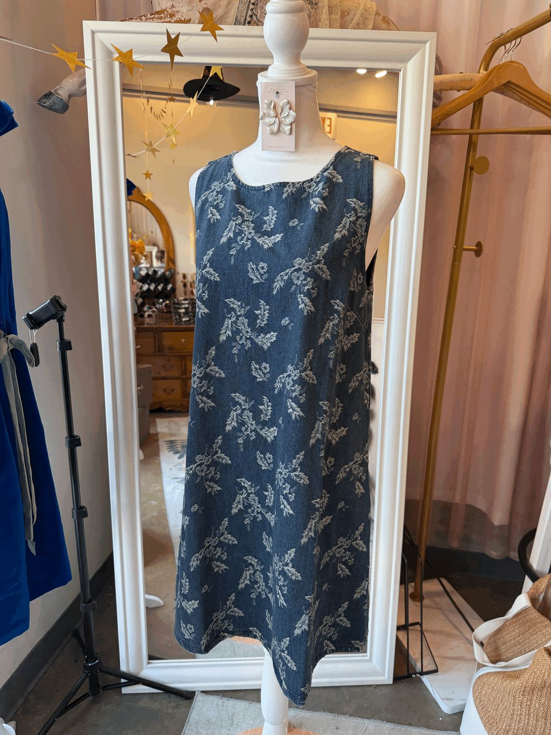 Frankie Floral Denim Mini