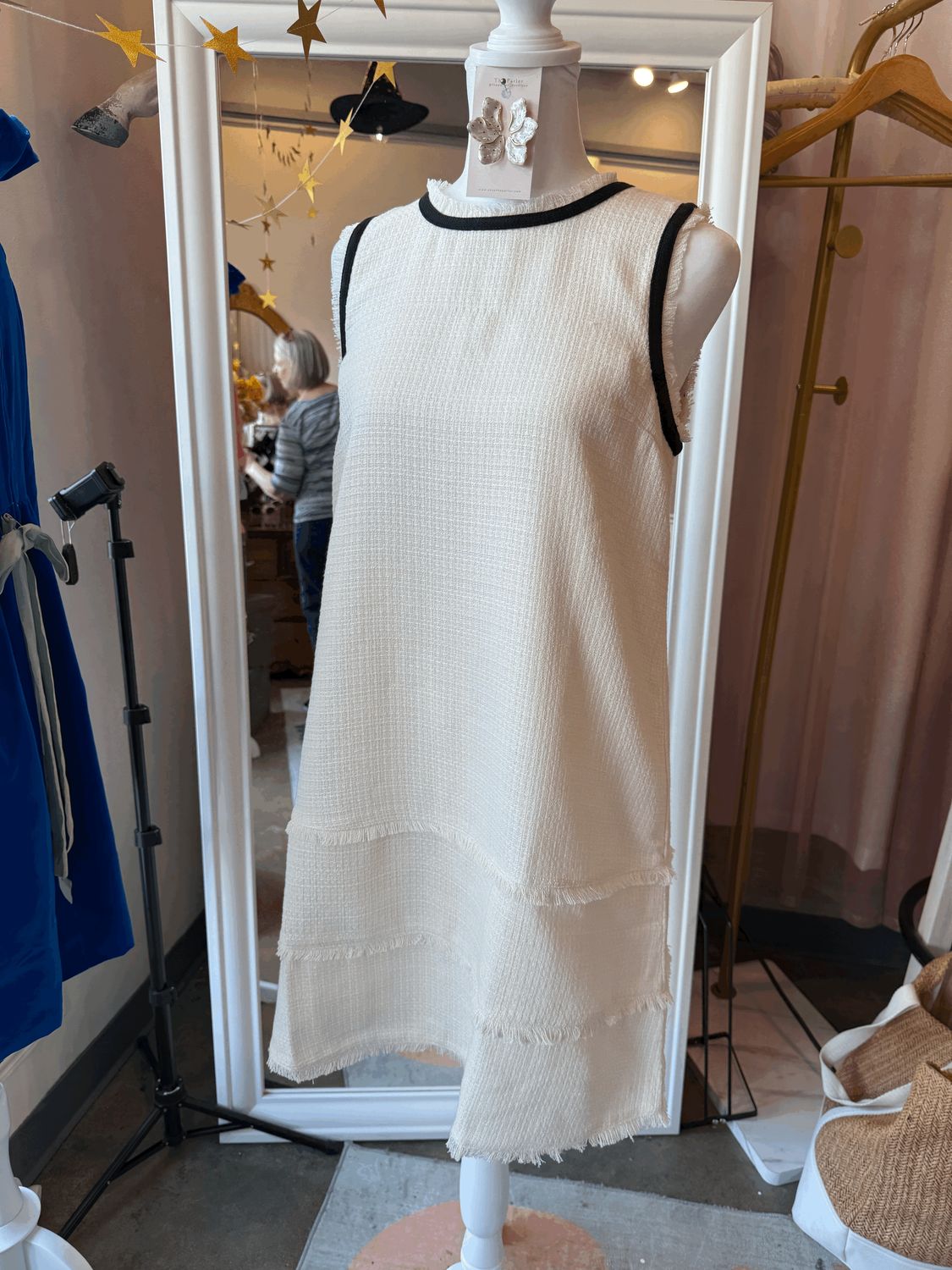  Jackie Tweed Shift Mini