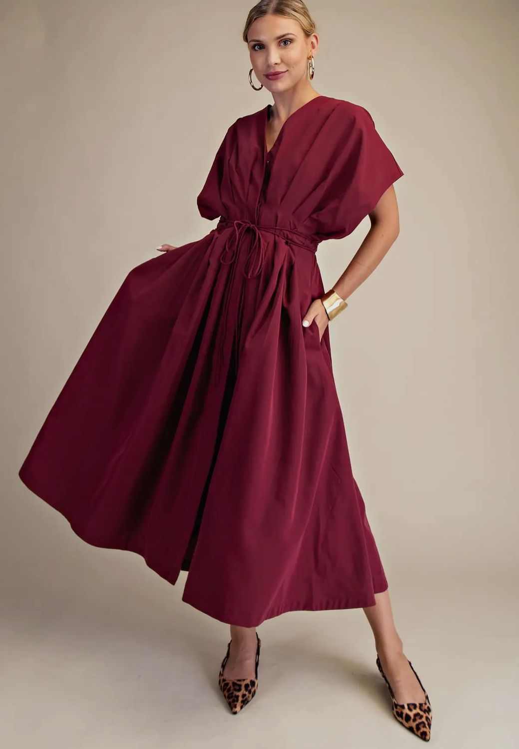 The Pam Pleated Midi