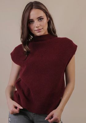 Burgundy Sweater Vest