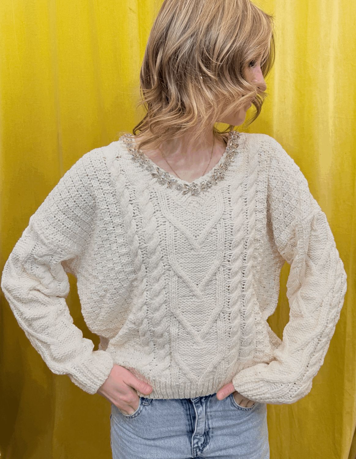 Tiffany Crystal Sweater