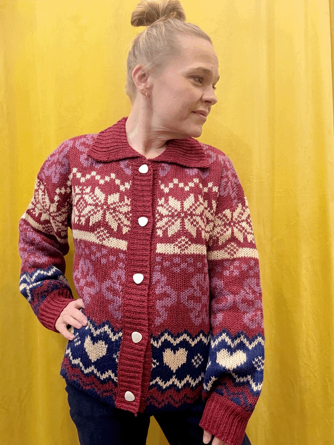 Peter Pan Oversized Cardi