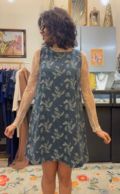 Frankie Floral Denim Mini