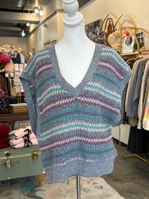 Vintage Multicolor Sweatervest