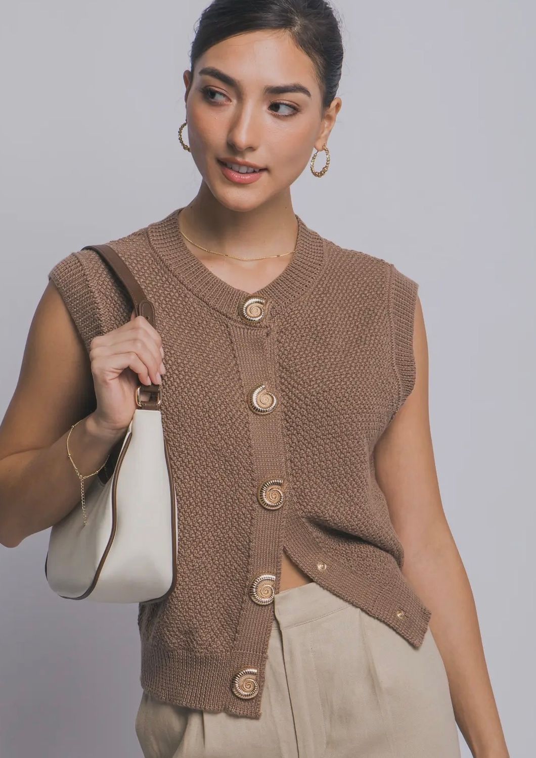 Textured Shell Vest