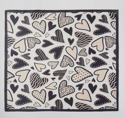 Black Heart Bandana