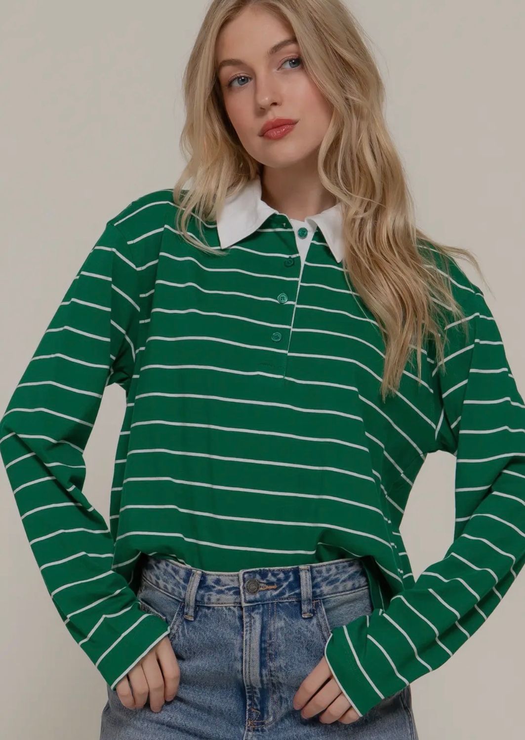 Long Sleeve Polo Tee