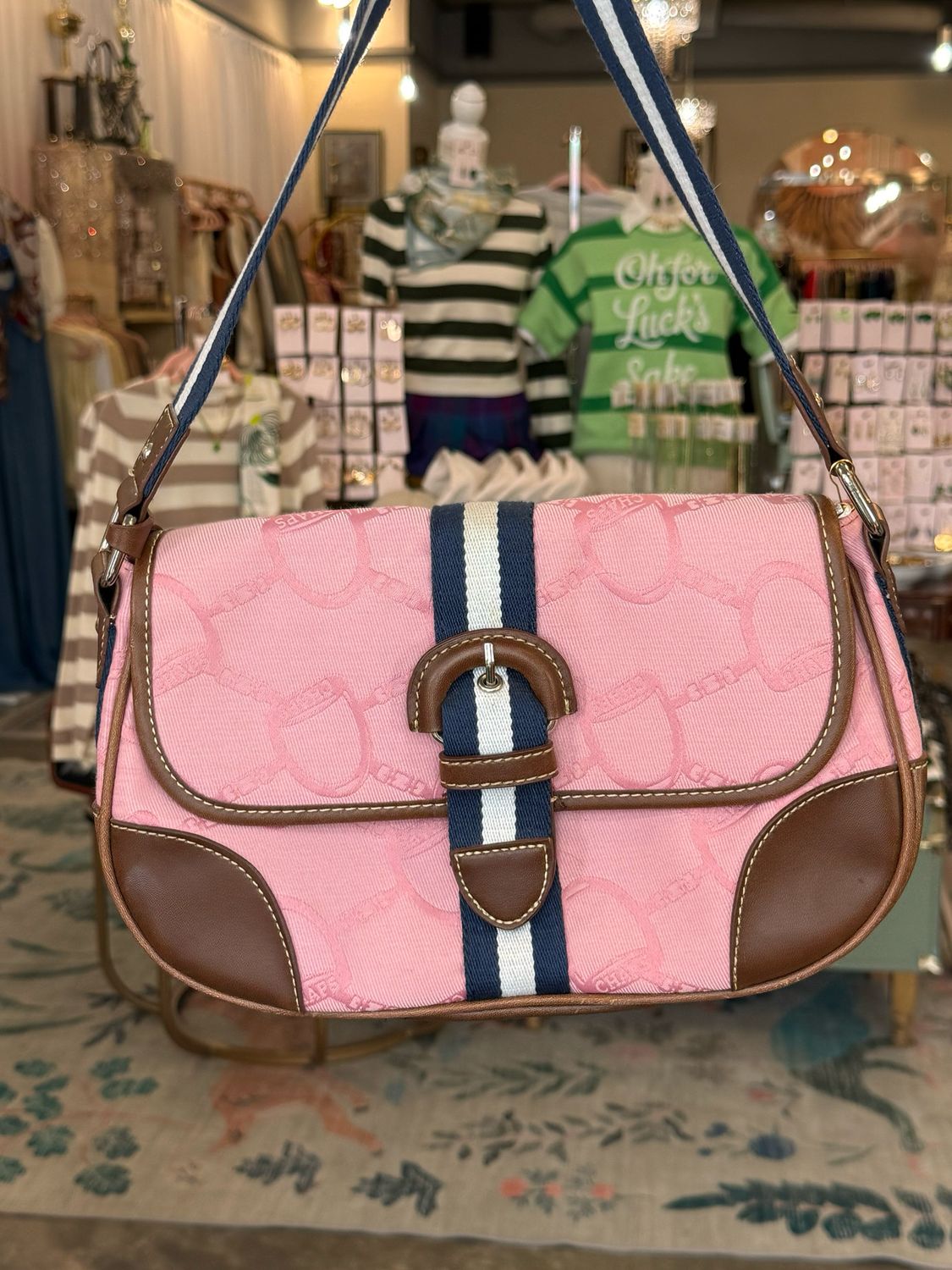 Vintage Chaps Buckle Bag