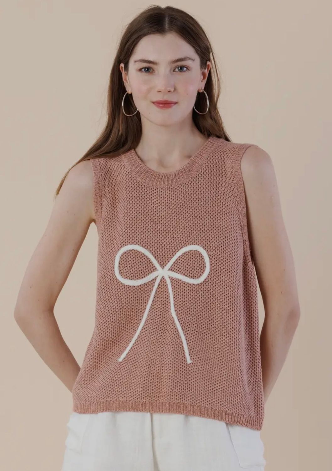 Bow Sweater Tank