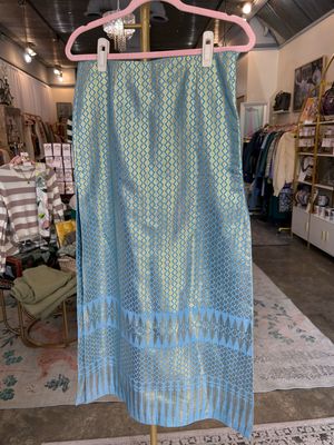 Handmade Shimmer Maxi Skirt