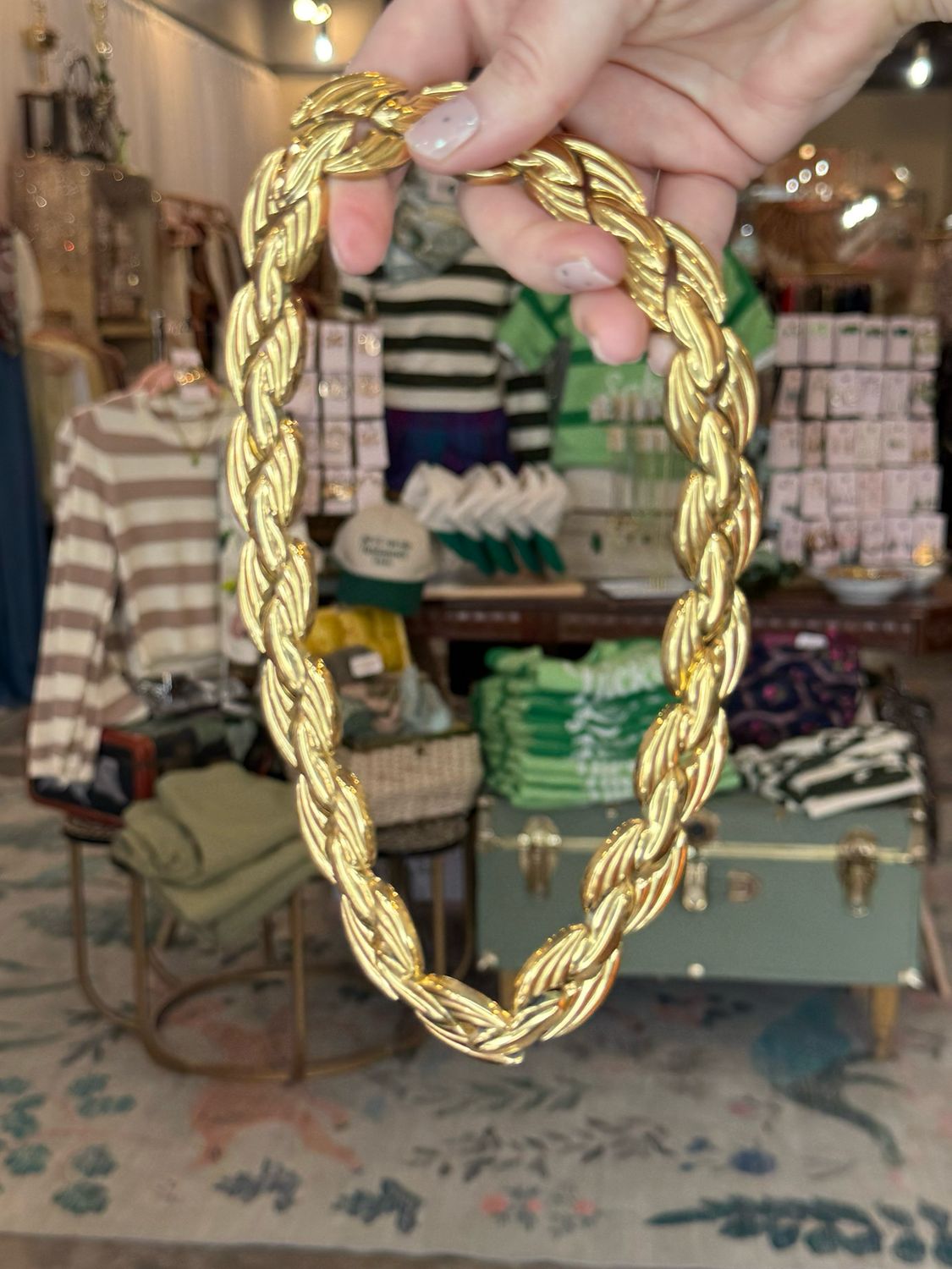 Vntage Big Link Choker