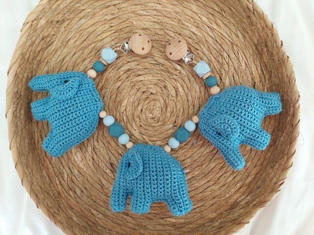 Wagenspanner olifant | denimblauw